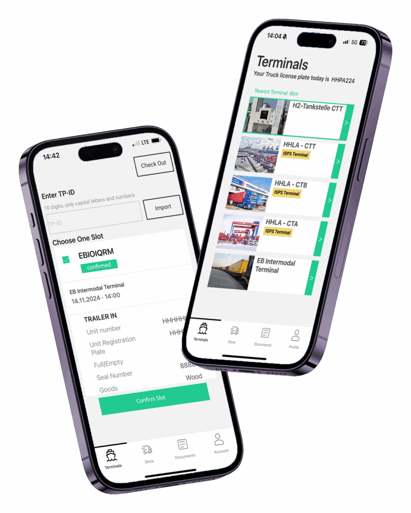 iPhone mockups showing the passify app